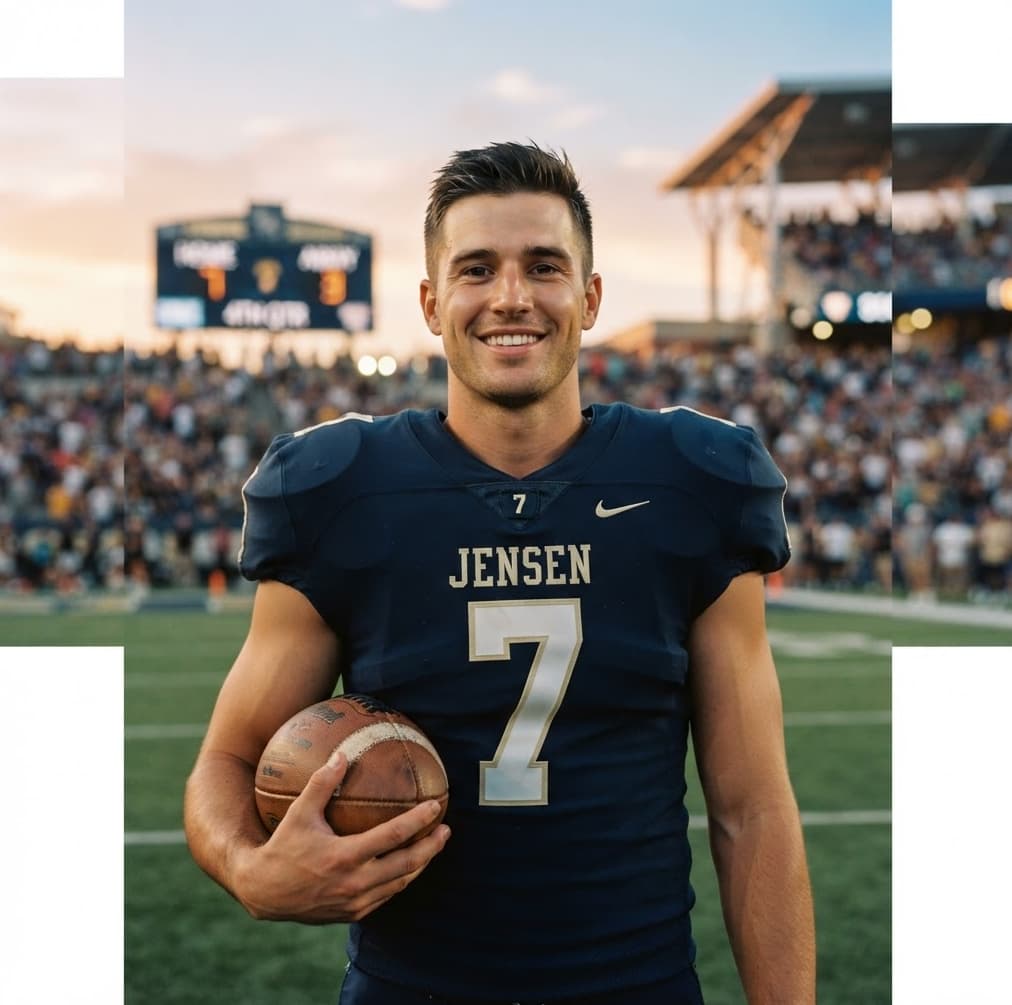 A stadium mystery involving a star quarterback